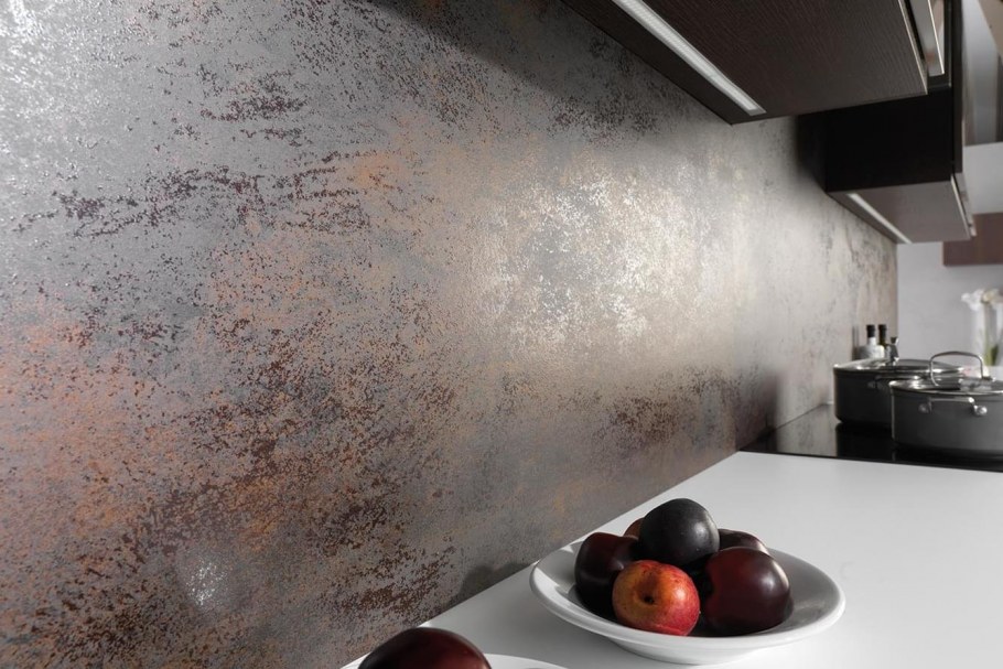 Декоративная штукатурка на кухне