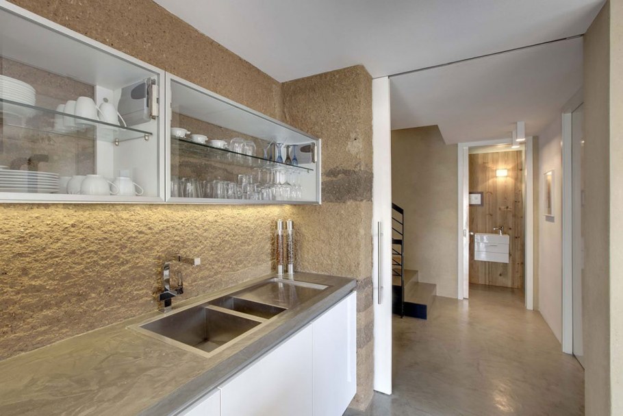 Декоративная штукатурка на кухне