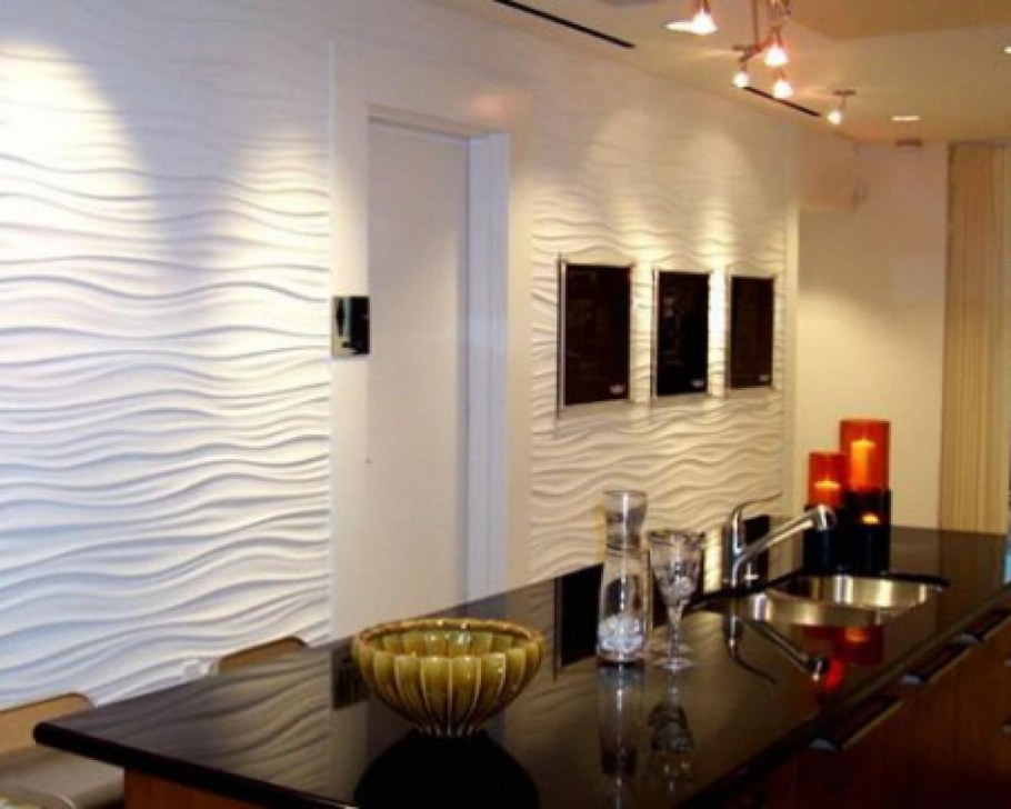 Декоративная штукатурка на кухне