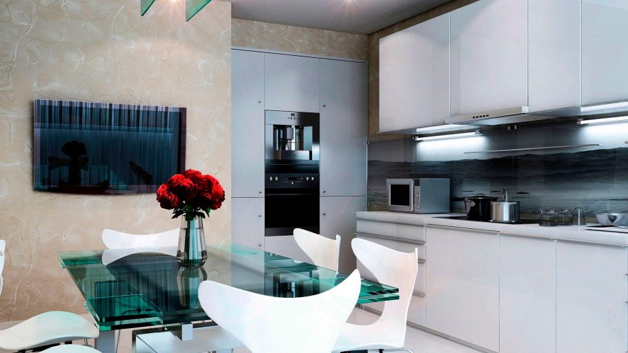 Декоративная штукатурка для внутренней отделки кухни