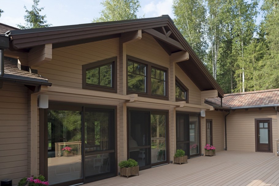 Дом из клееного бруса "серебряный век"