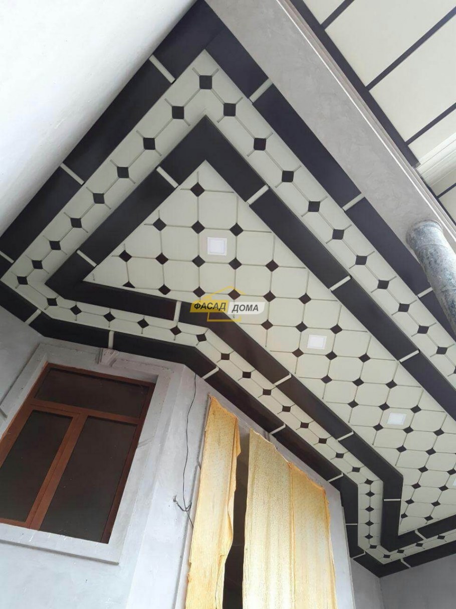 Натяжной потолок для навеса