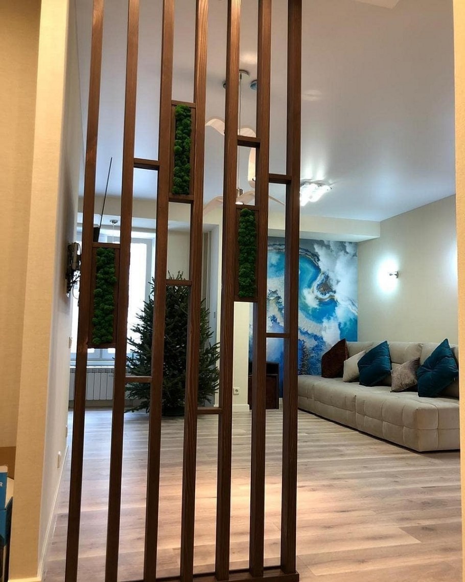 МДФ панель "вертикальные рейки" h2530