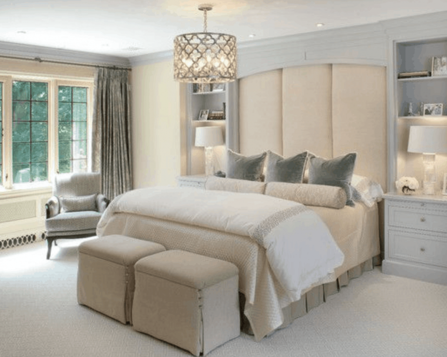 Современные люстры в спальню