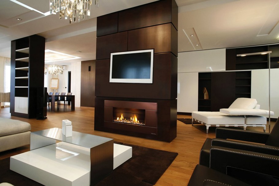 Камин перегородка