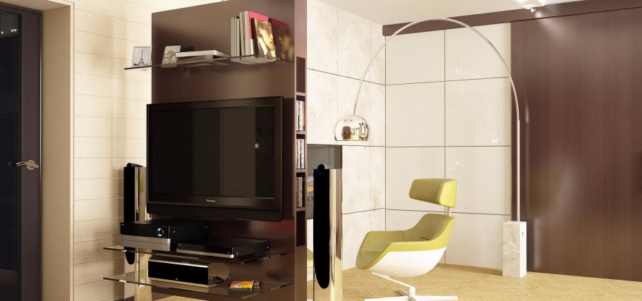 Поворотная стенка для телевизора