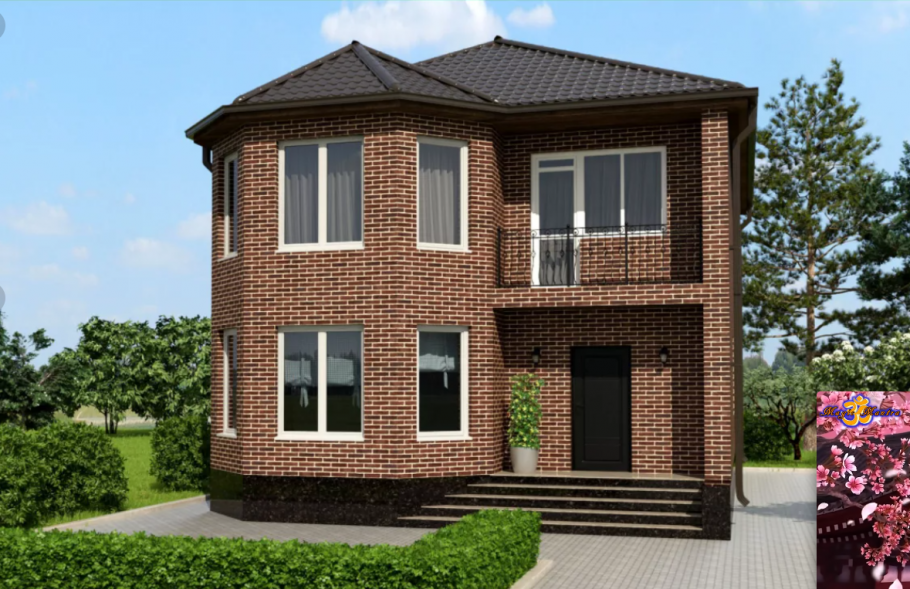 Домик с эркером