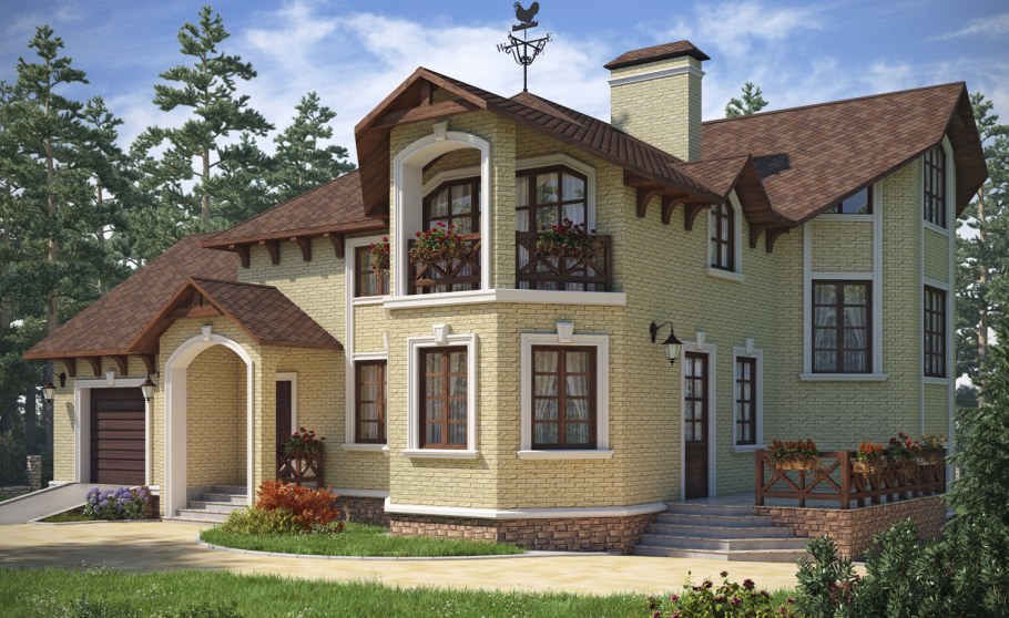 Фасад проект Новация Райт 225