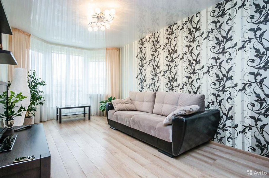 Комбинирование обоев в комнате