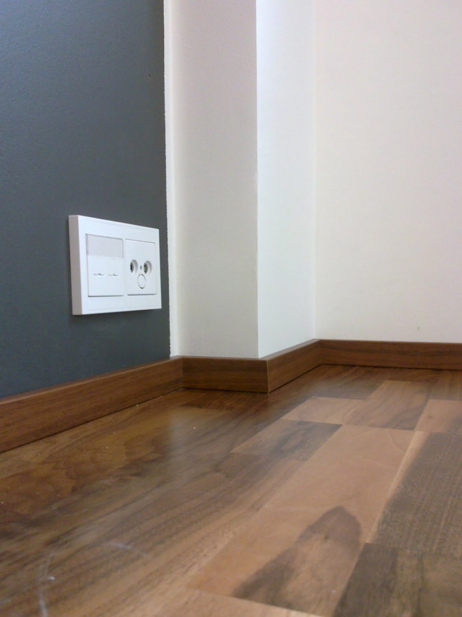 Линолеум без плинтусов