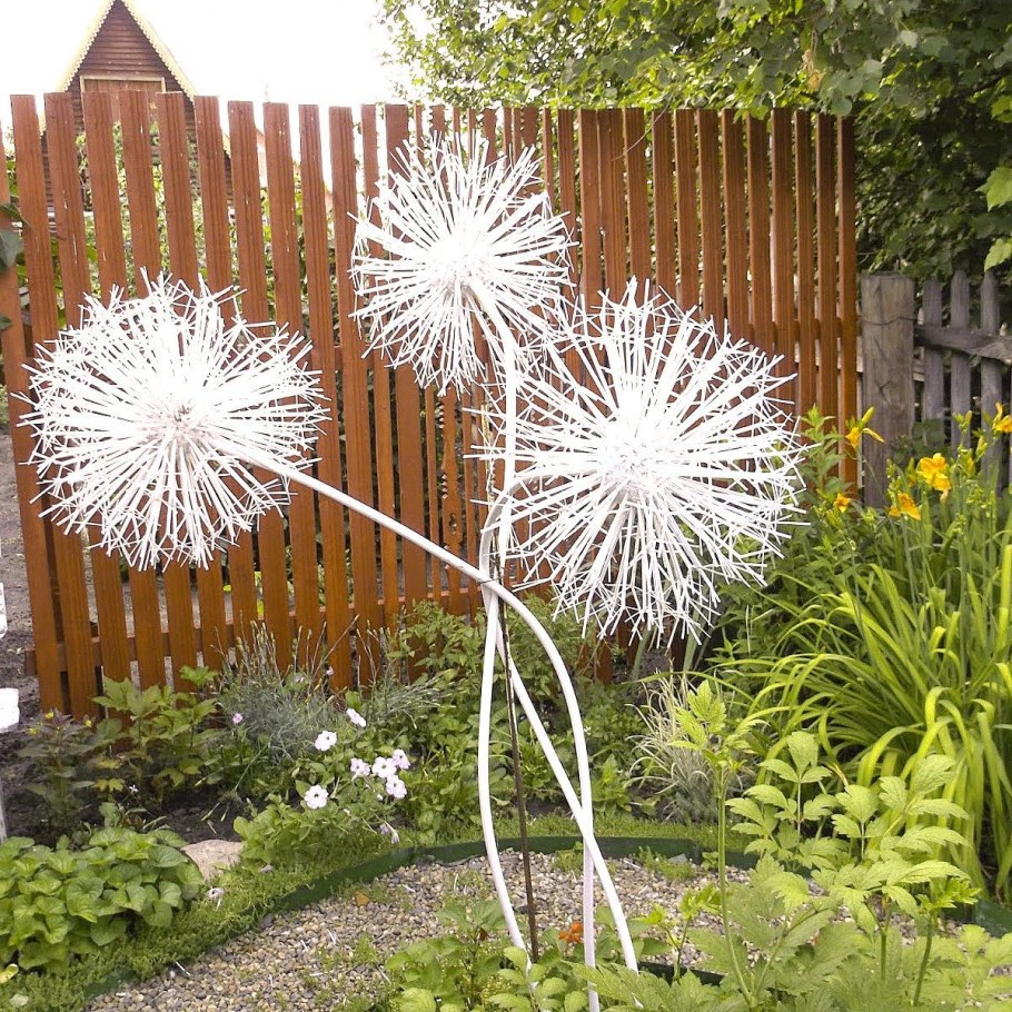 Украшения для сада своими руками