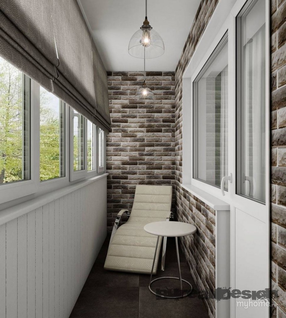 Дизайнерская отделка балкона