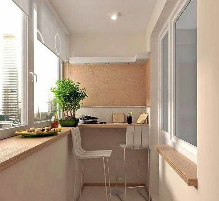 Дизайнерская отделка балкона