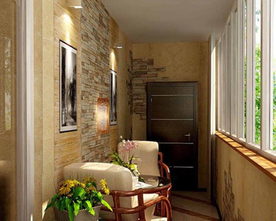 Интерьер лоджии