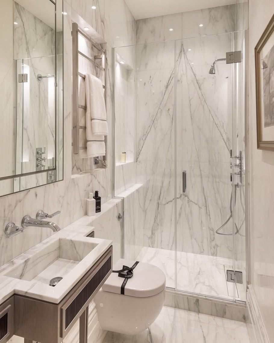 Ванная в Мраморном стиле