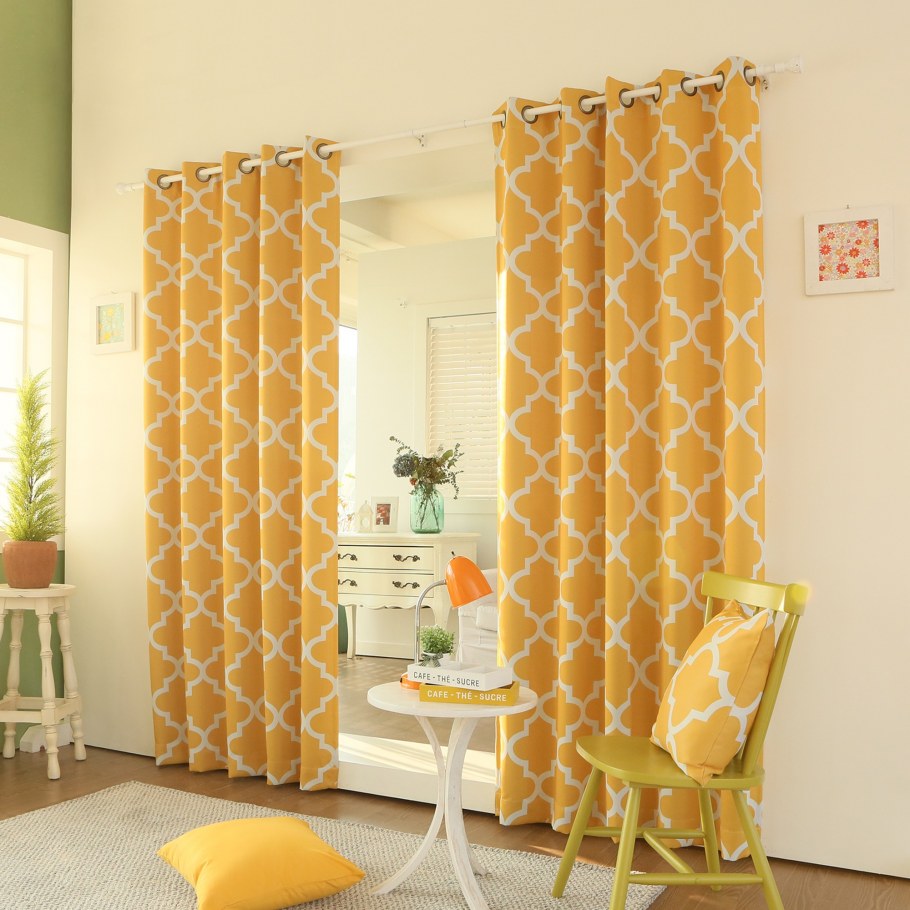 Желтые шторы икеа