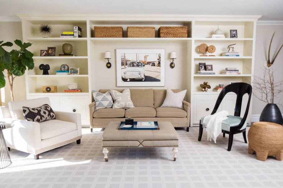 Soft Furniture in livingroom в панельном доме