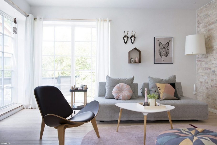 Пинтерест Скандинавский стиль в интерьере