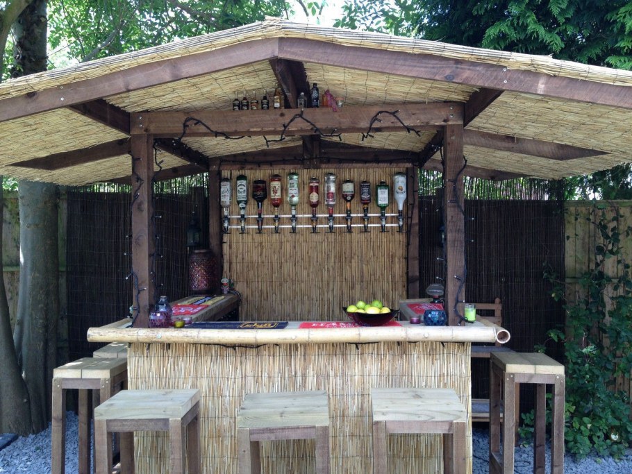 Шкаф в беседку для посуды