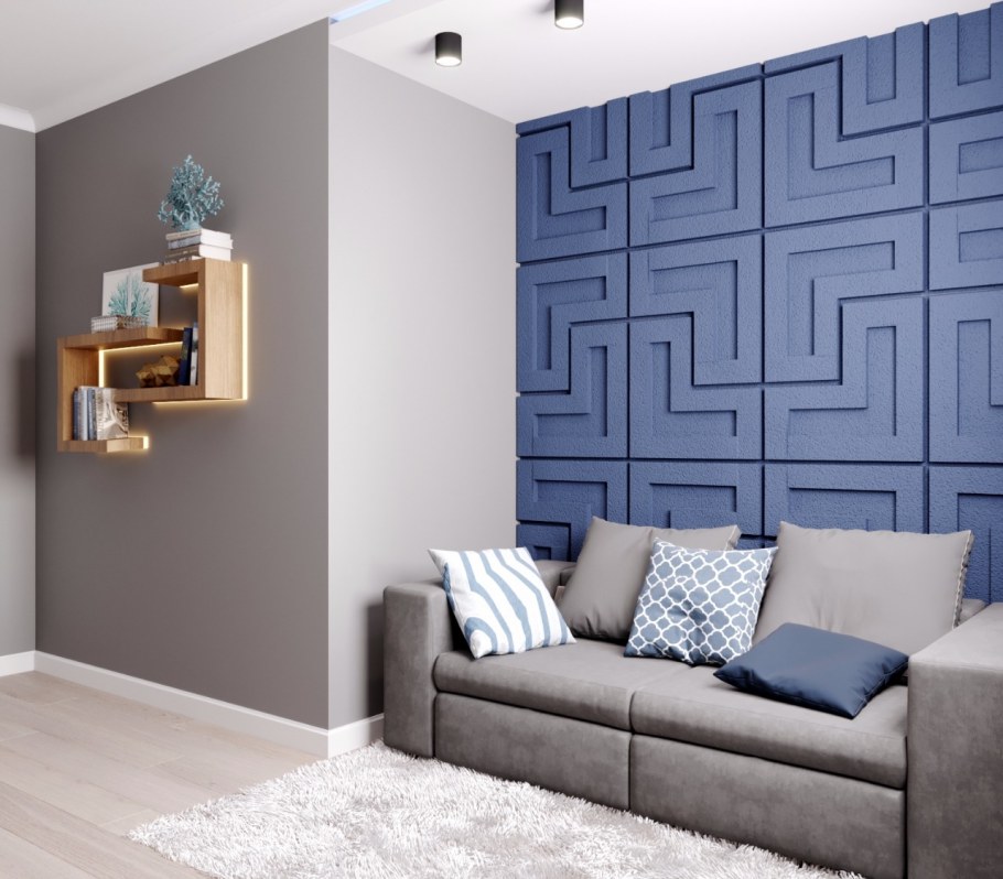 Мягкие стеновые панели в интерьере