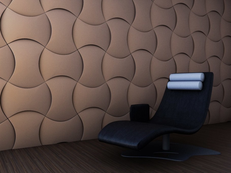 Гипсовая 3d панель "гекса"