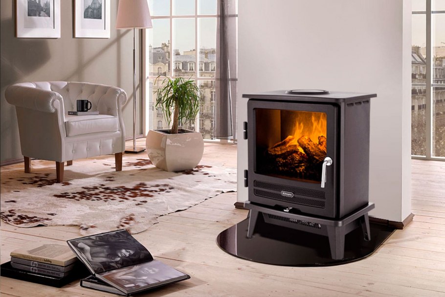 Печь камин в деревянном доме