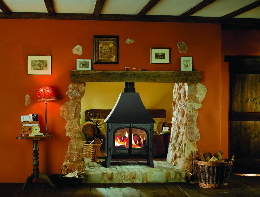 Камин в интерьере