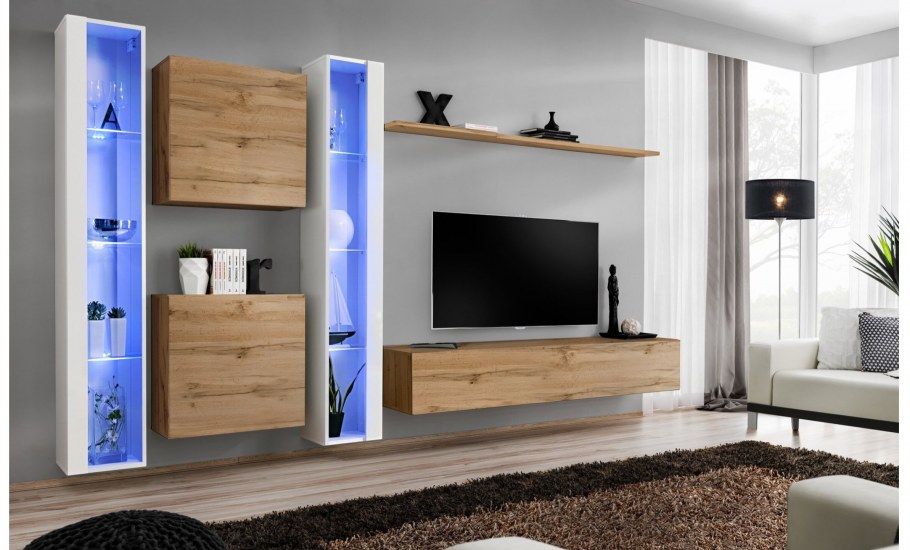 Кровать Ливорно дуб Бунратти