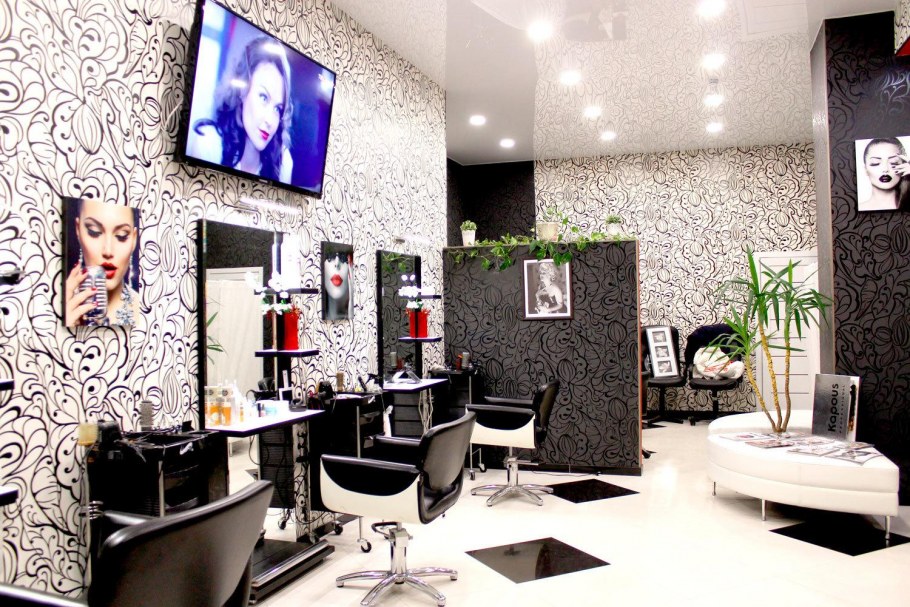 Интерьер женской парикмахерской