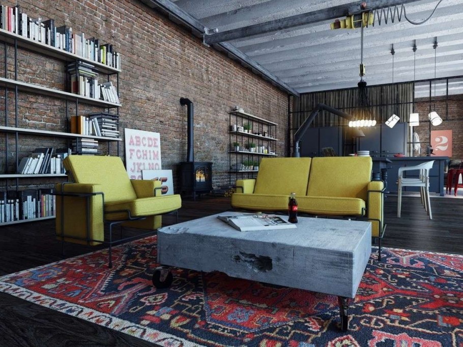 Диван Индустриальный лофт 99001c