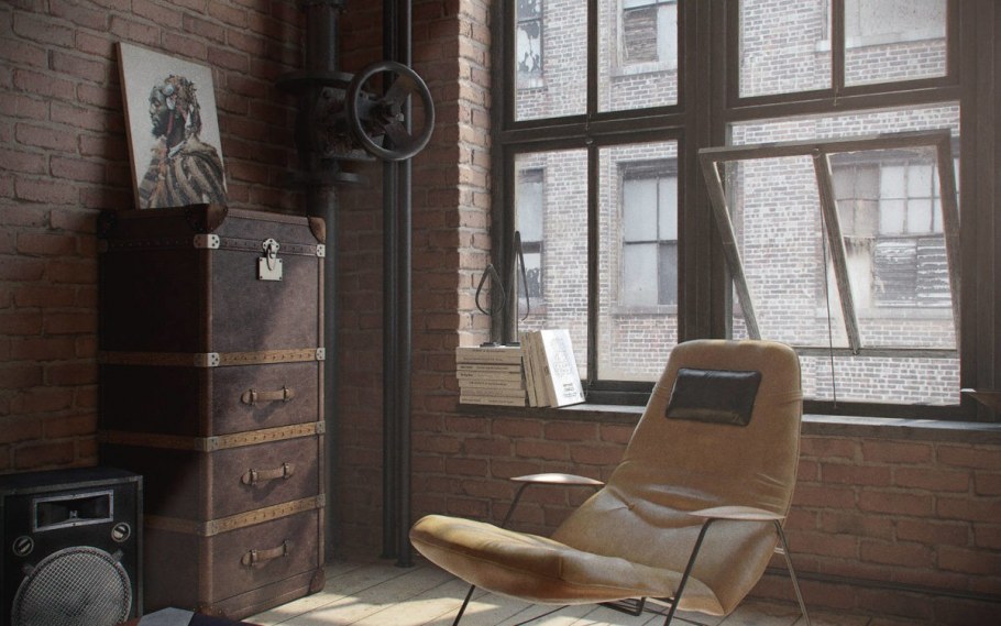 Мебель в стиле лофт в квартире