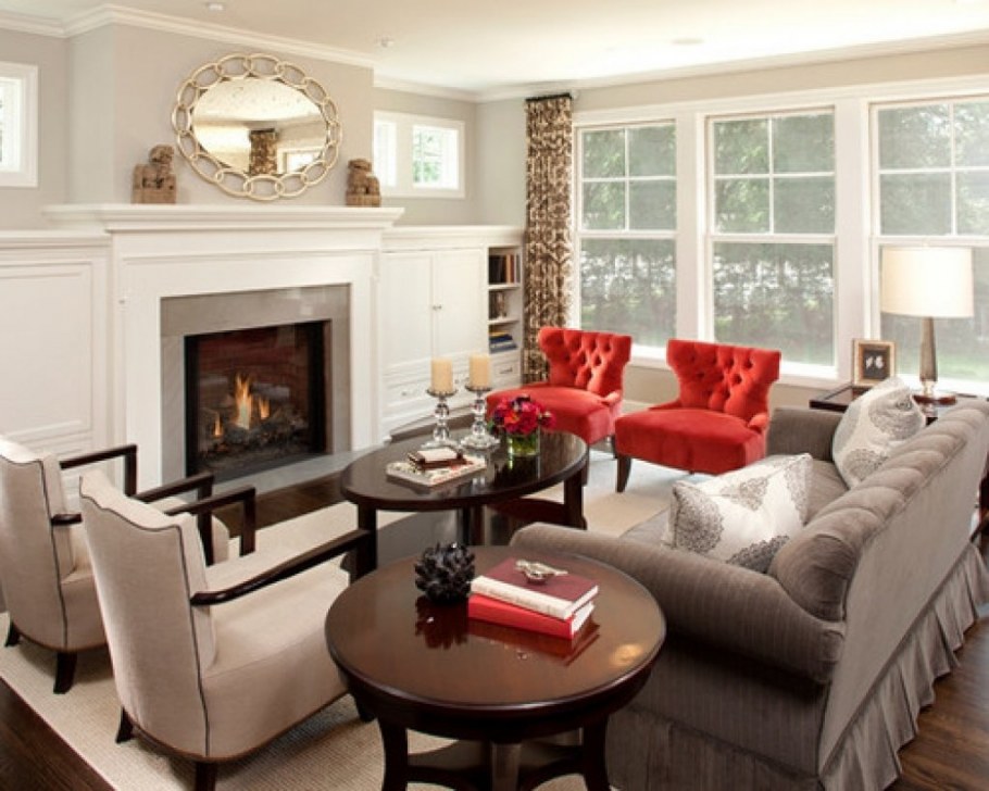 Комната с камином