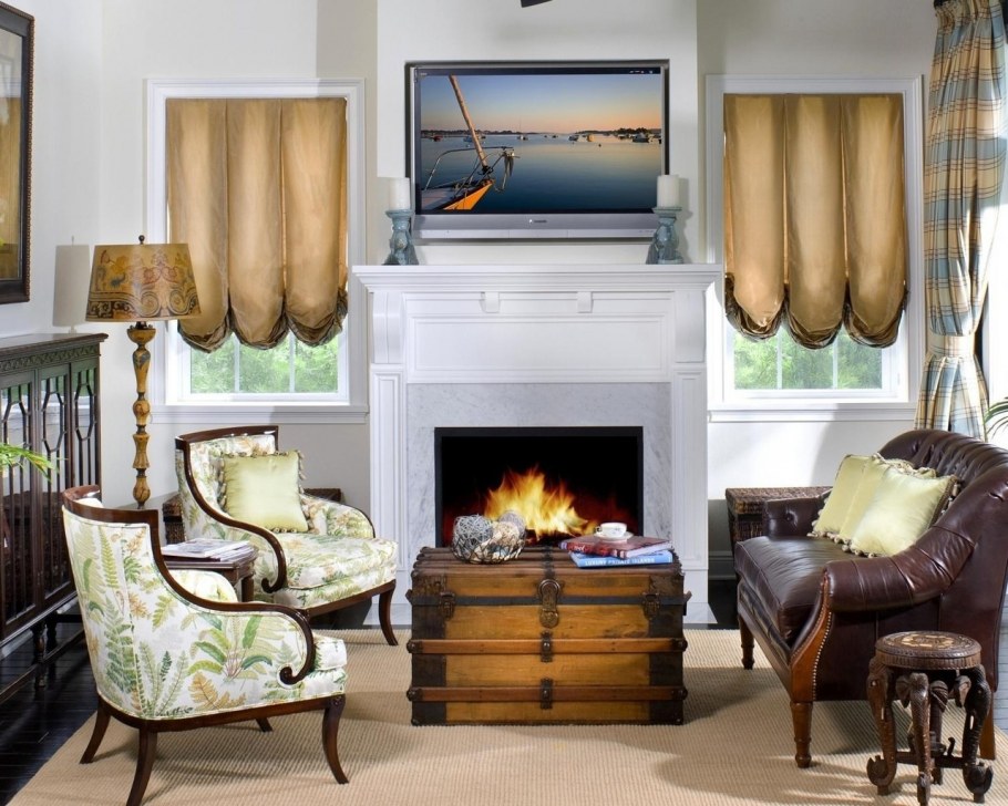 Кресло качалка в интерьере