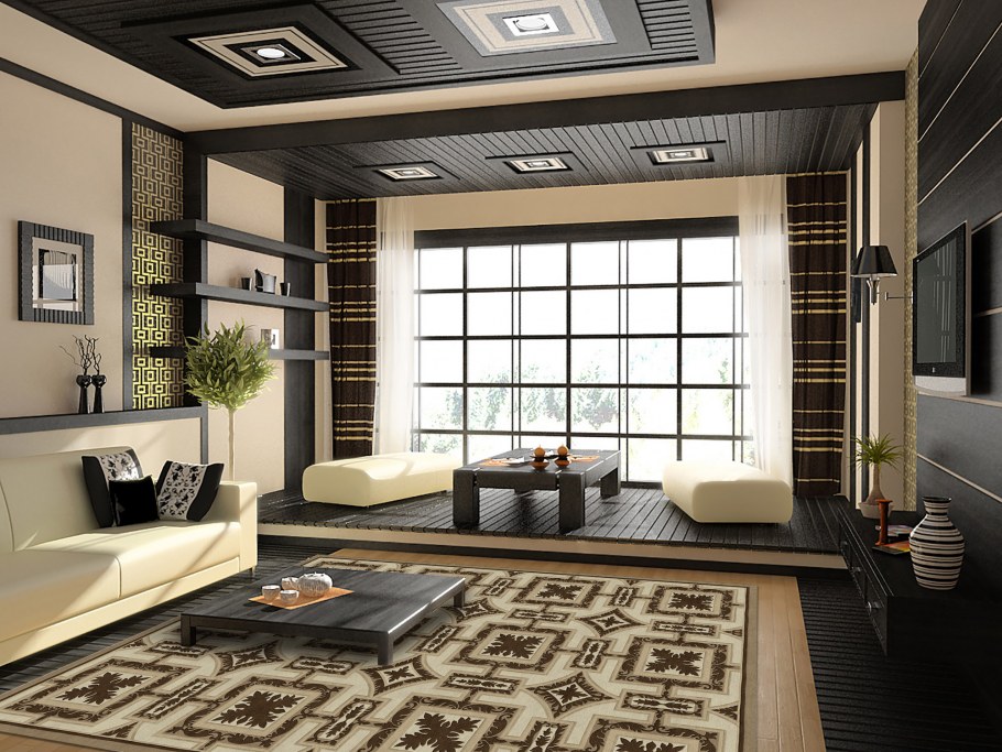 Интерьер гостиной