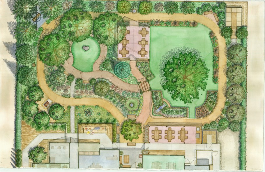 Генплан английского сада