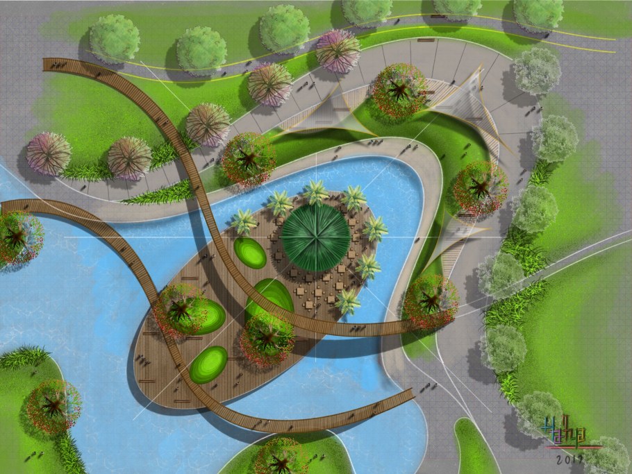 Ландшафтный парк генплан