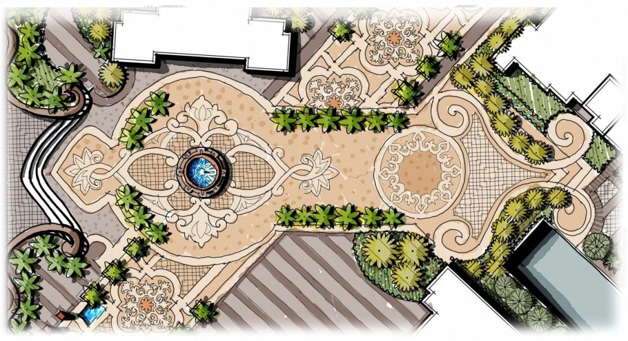 Ландшафтная архитектура план