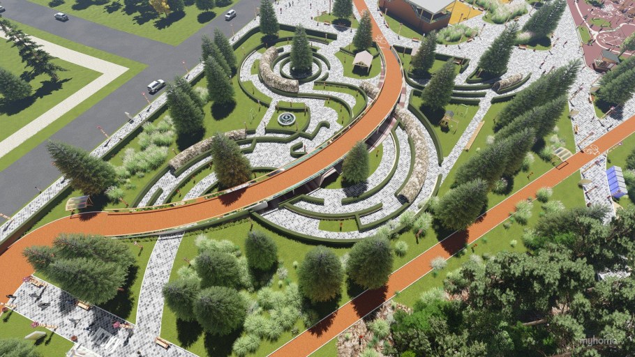 Проект благоустройства и озеленения территории