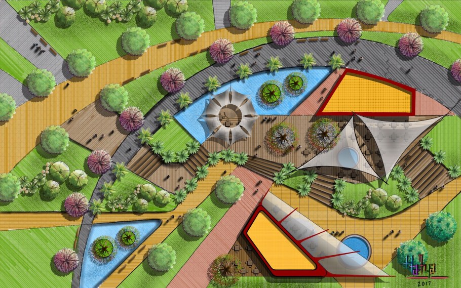 Ландшафтный парк генплан парка