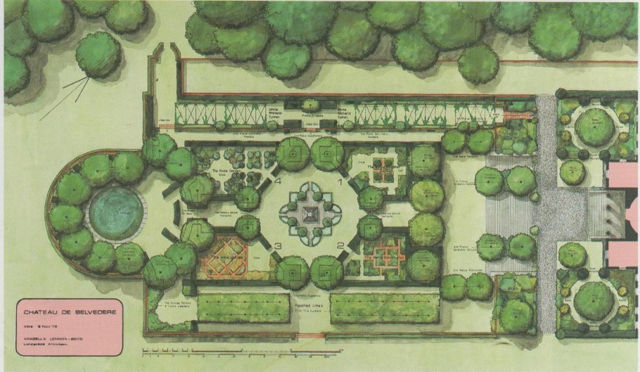 Английский пейзажный парк план