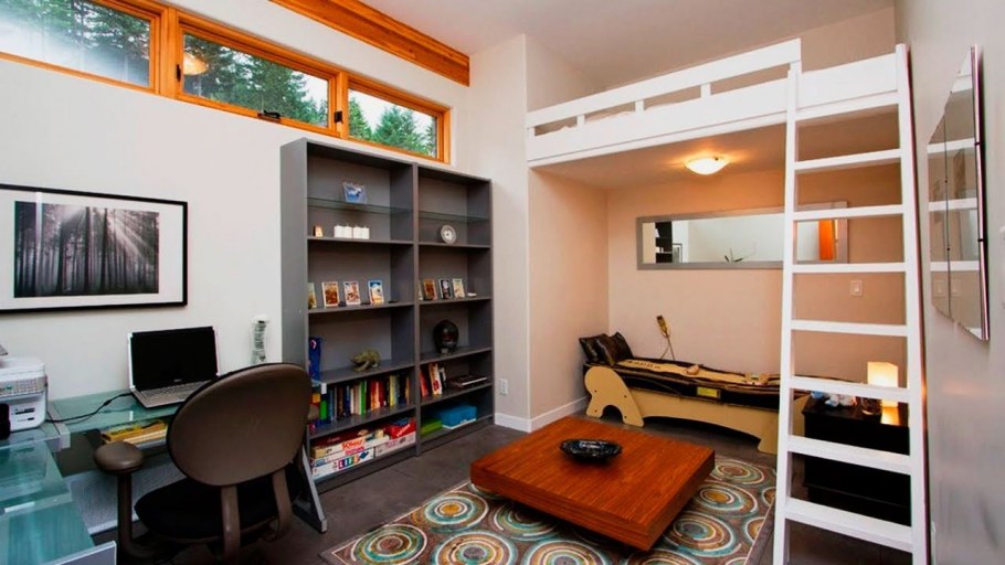 Кровать второй ярус стиль лофт