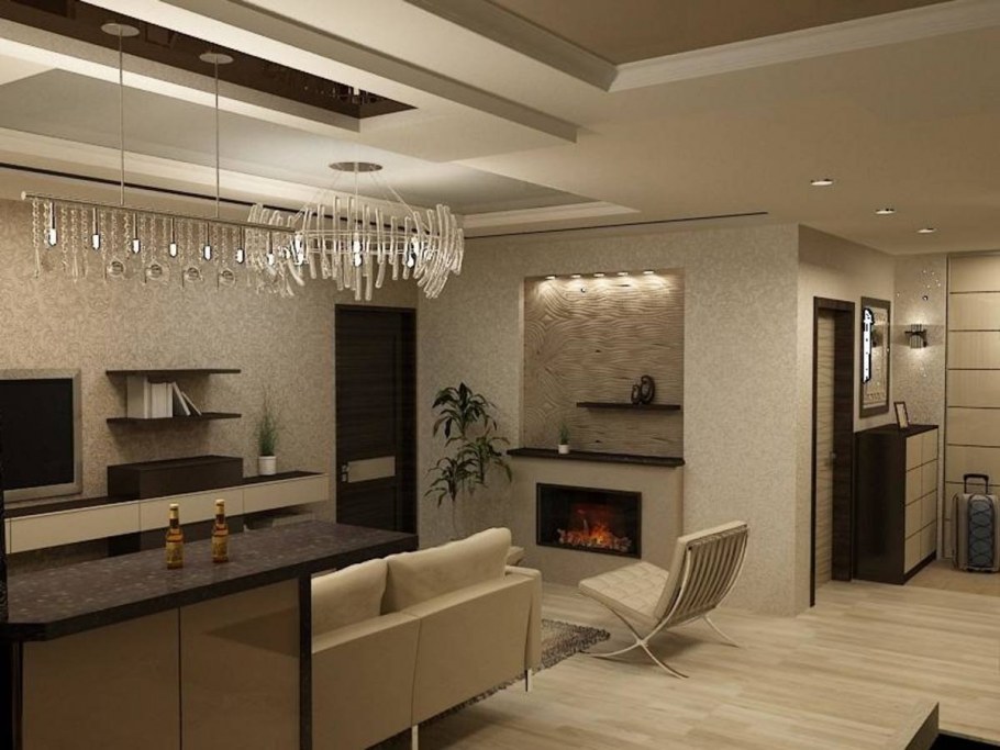 Кухня гостиная в квартире