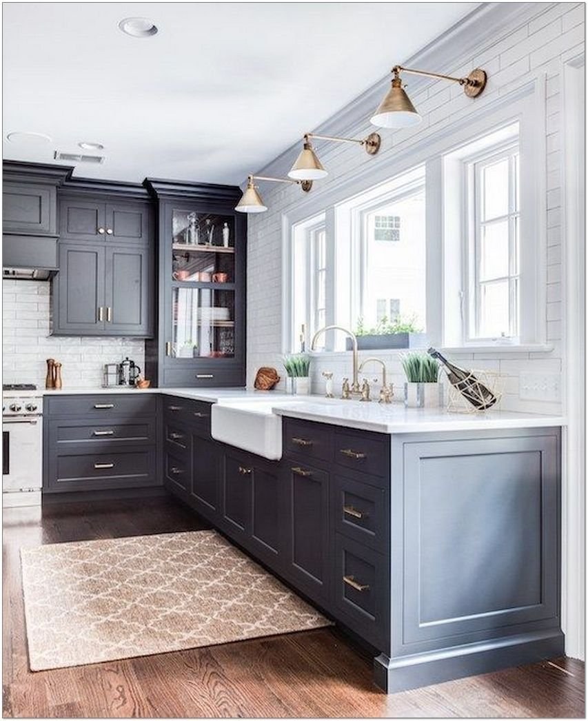 Синяя кухня икеа акстад (81 фото)