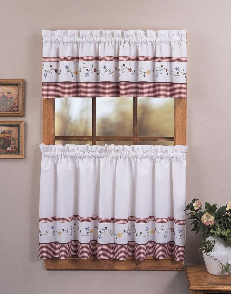 Занавески задергушки на кухню