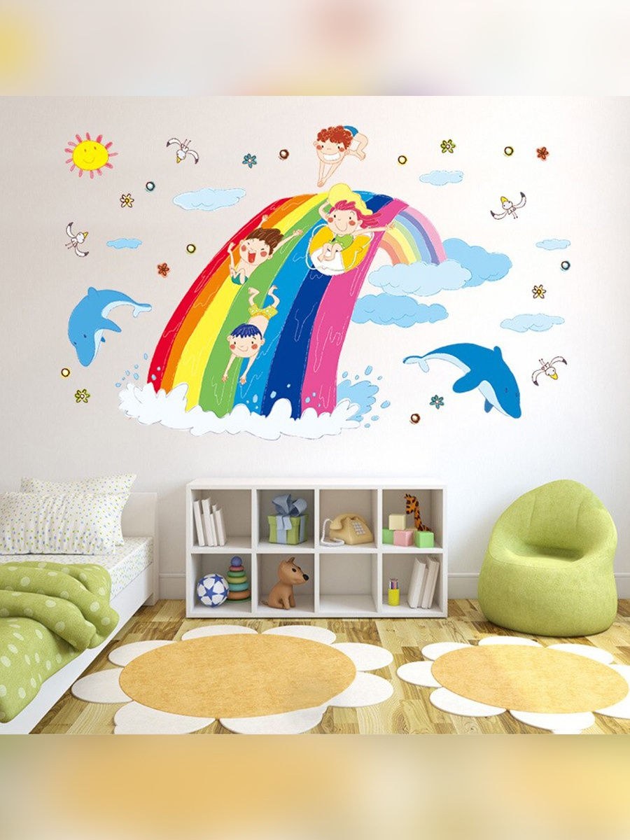 Радуга в детской комнате