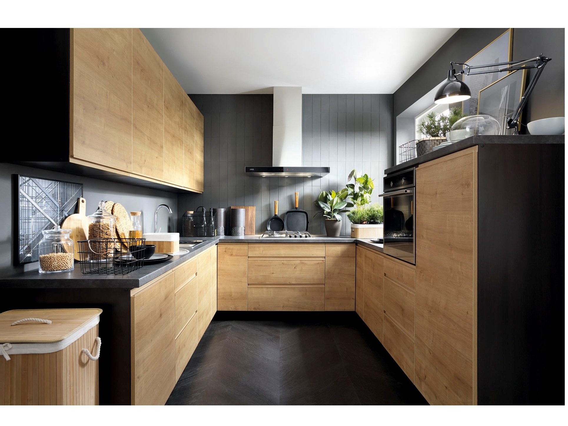 Дизайн современного кухонного гарнитура фото