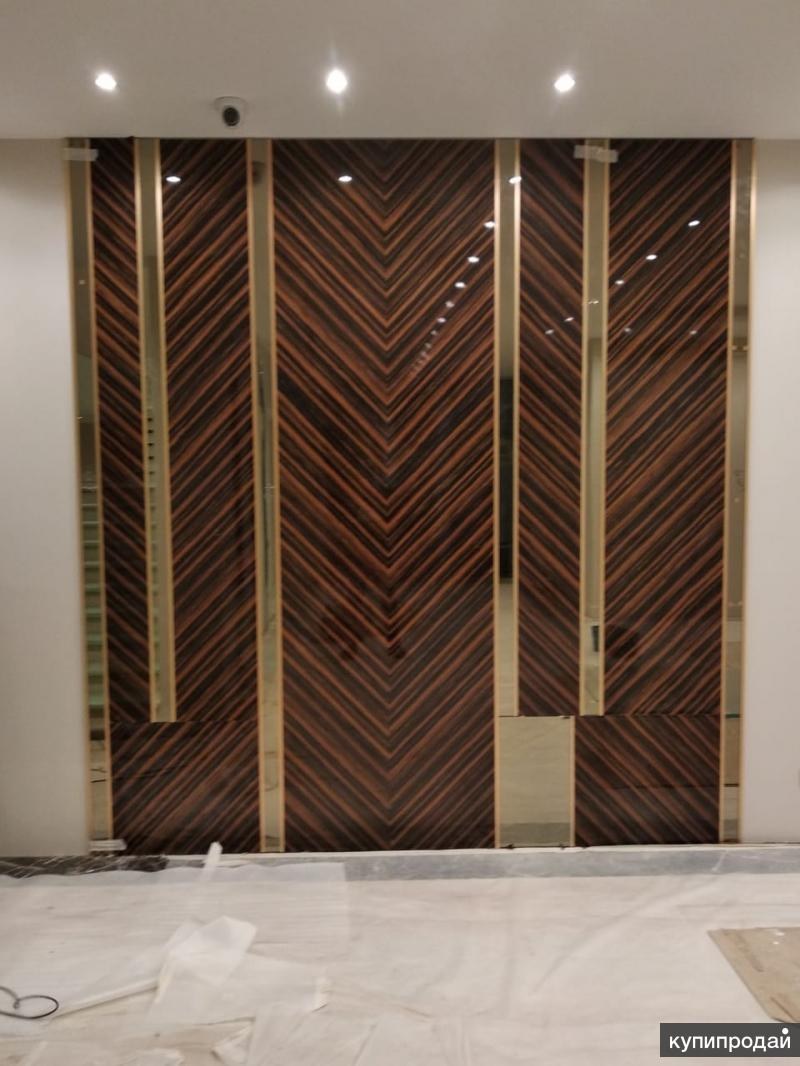 Стеновые панели с латунью