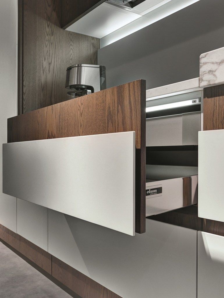 Интегрированная ручка шпон 45