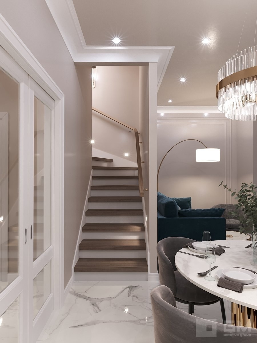 Гостиная в таунхаусе