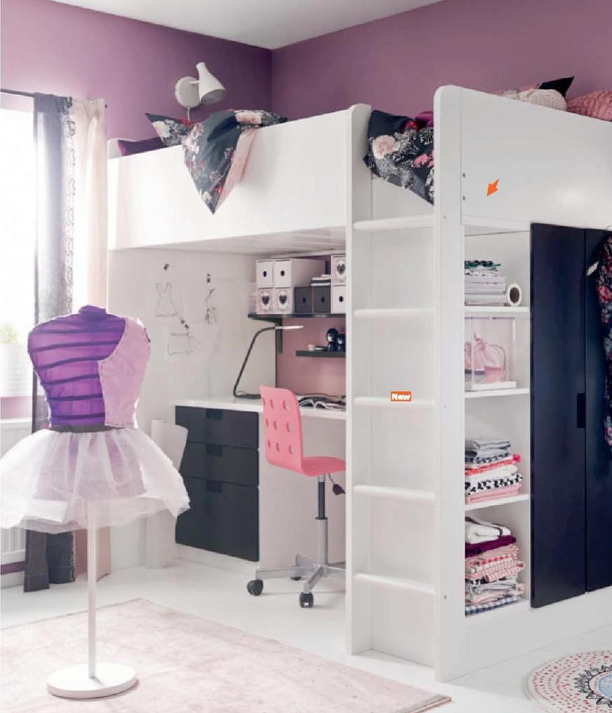 Белая мебель для подростка